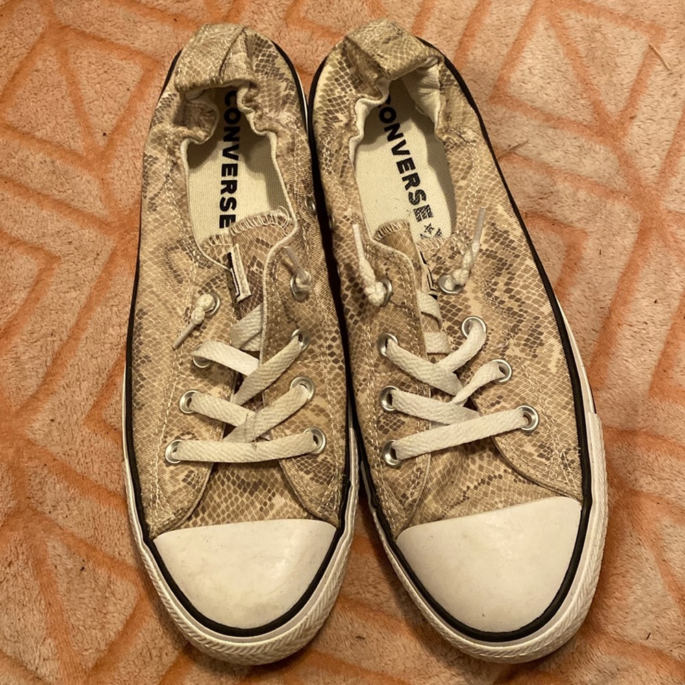 Converse, gently worn.
